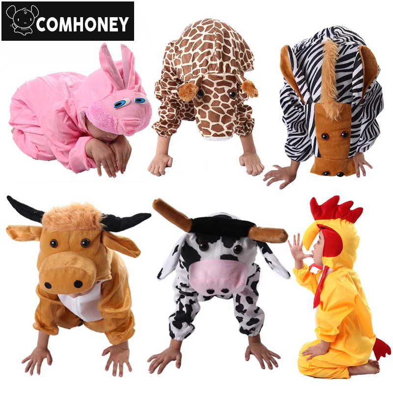 Funny Animal Children Halloween Rompers Dinosaur Costumes Clothing Set