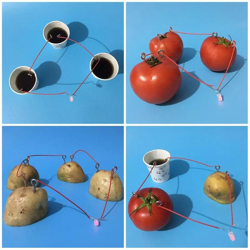 Новая модель фруктового аккумулятора, игрушки для научного эксперимента, набор для детского поколения энергии, развивающие игрушки, детские игрушки