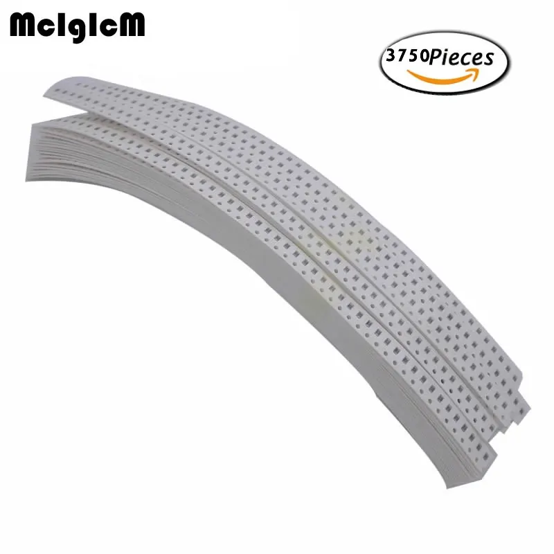 

Free Shipping 0805 SMD Resistor Kit pack 1% 1/8W (10 ohm~820K ohm) 75 Value * 50pcs =3750pcs Chip Resistor Assorted Samples kit