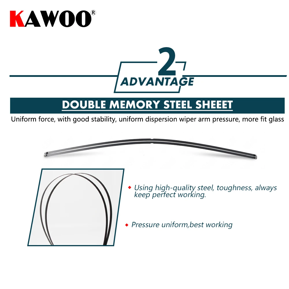 Kawoo 2 шт. Автомобиль Стеклоочистителя 2"+ 18" для Renault megane2,(2006-2008) авто Мягкие резиновые windcreen Стеклоочистители Лезвия автомобиль Интимные аксессуары