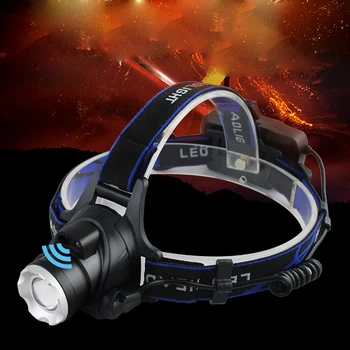 

USB 18650 Battery Rechargeable Sensor Led Headlight Cree Headlamp Waterproof Zoom Induction Bike head Light For Fishing Cycling