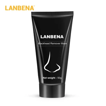 

10pcs LANBENA Blackhead Remover Nose Black Mask Face Care Mud Acne Treatment Peel Off Mask Pore Strip Skin Care Peel Mask