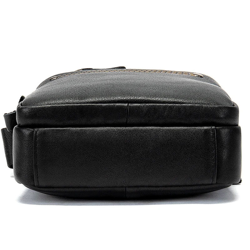 Мужская сумка через плечо WESTAL из натуральной кожи, маленькие мужские сумки через плечо с клапаном для мужчин, высококачественные кожаные сумки 8715