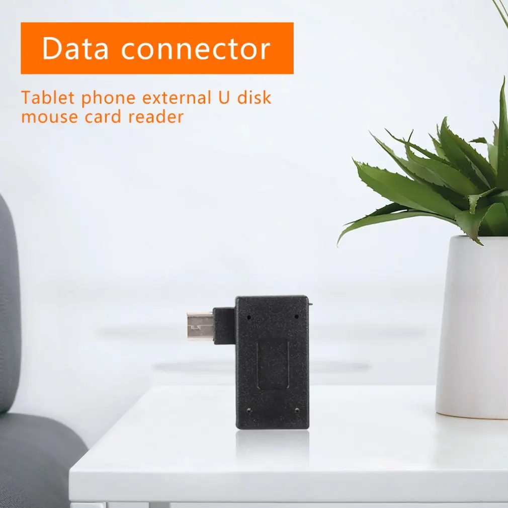 Micro USB к Usb Otg адаптер с блоком питания планшет мобильный телефон внешний Usb флэш-накопитель открытка с изображением мыши ридер