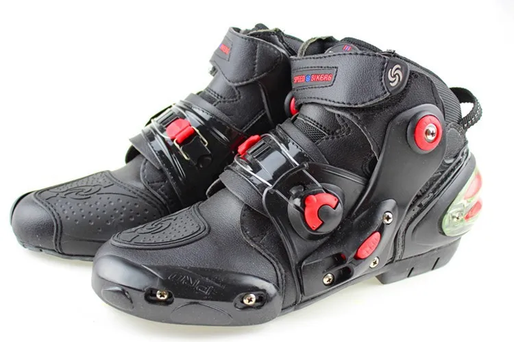 Moto rcycle/кожаные ботинки из микрофибры; обувь для верховой езды; Мужская обувь для мотогонок; защитная экипировка; байкерские ботинки; moto rbots
