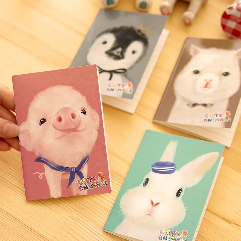 

Cute Kawaii Notebook Cartoon Animal Journal Diary Planner Binding Mini Notebook Exercise Book Daily Notepad For Kids Gift