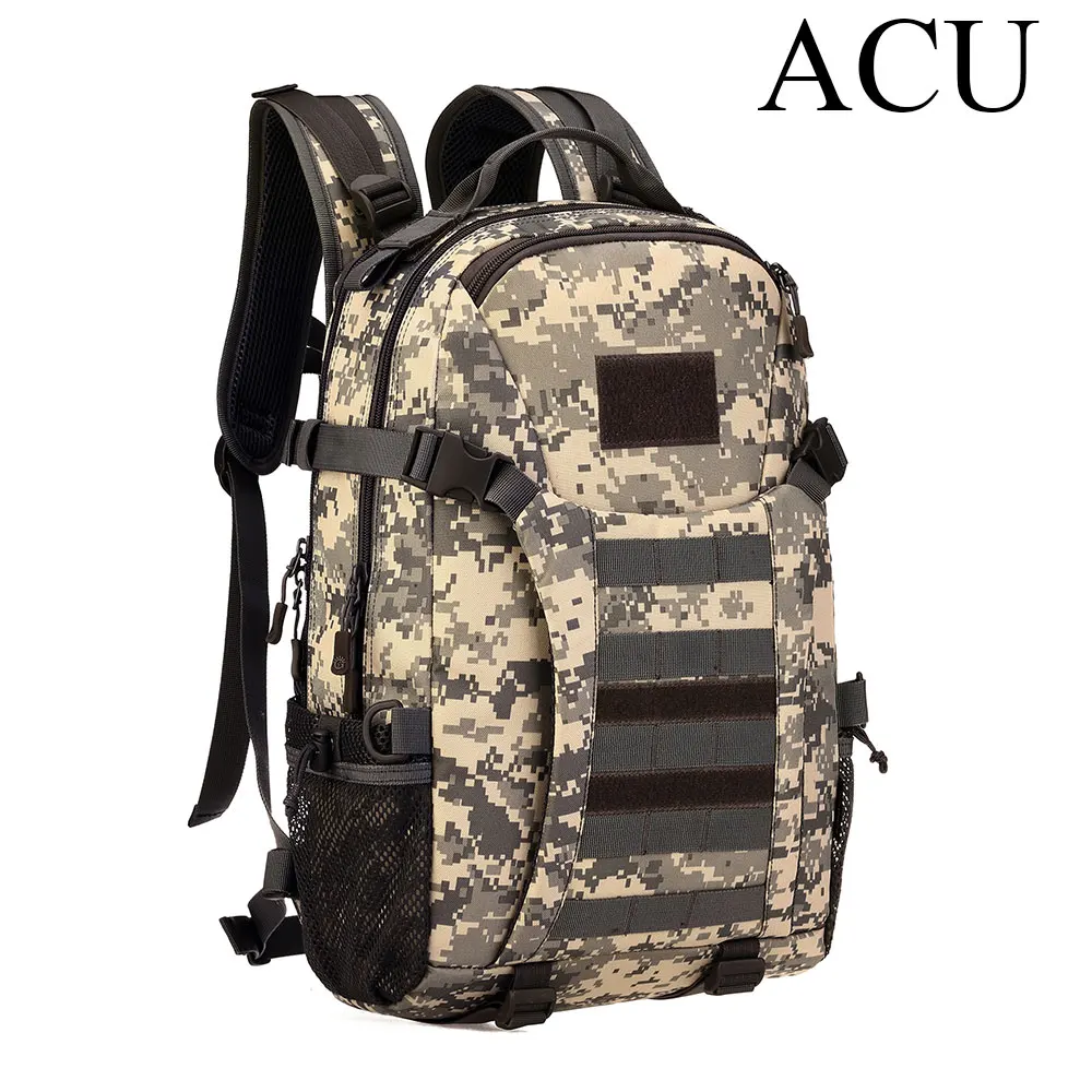 SINAIRSOFT военный тактический рюкзак 35L рюкзак 15 дюймов для ноутбука нейлоновый рыболовный Кемпинг Охота Регулировка спортивная сумка сумки - Цвет: ACU