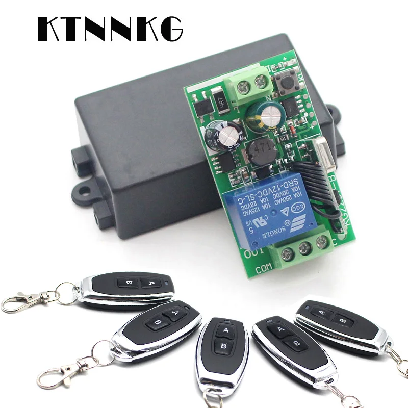 

1 way AC85-260V Smart Home Transmitter Wireless Remote Switch DIY Receiver Module For Farm Time Water Supply and Auto Curtains