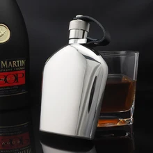 Tasche hüfte glaskolben 5 unzen edelstahl 304 mini metall whisky topf 150ml alkohol flasche tragbare wein container whisky mann geschenk