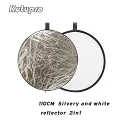 Kutupro 5 в 1 портативный 110 см фотографии/фото отражатели складной круг для фотосъемки для студии с круглым Сумка переноски