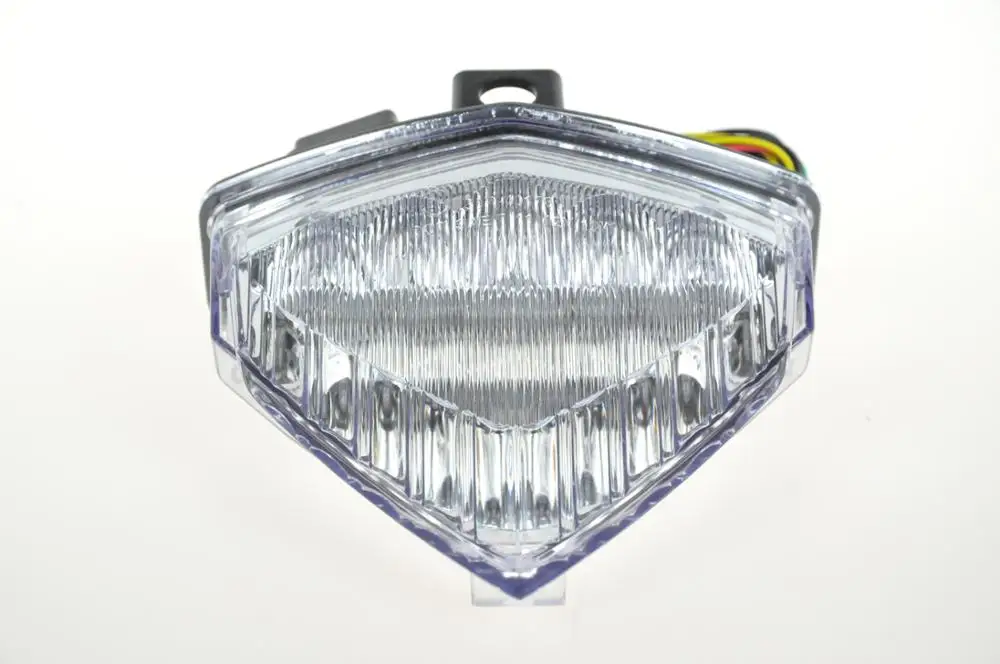 Интегрированный Включите сигнал LED Фонарь для HONDA 2008-2012 CB1000R; 2012 CBR600F - Цвет: Прозрачный