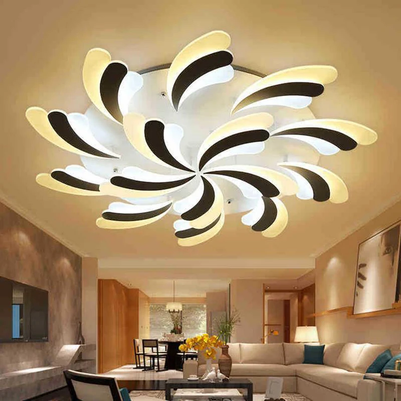 

2017 new design crystal led ceiling light modern led kitchen lamp for living room bedroom lights lustre for home decor lighting