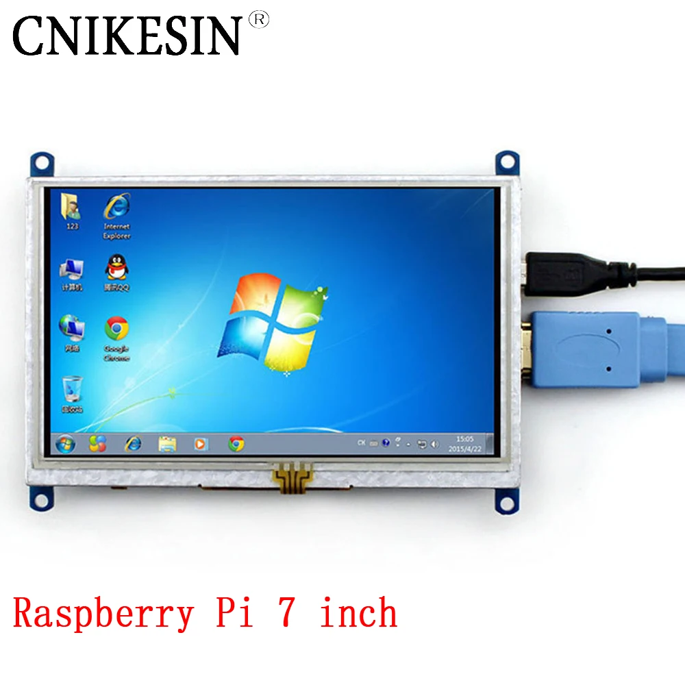 CNIKESIN HD Raspberry Pi 7 inch HDMI capacitive touch Color touch ...