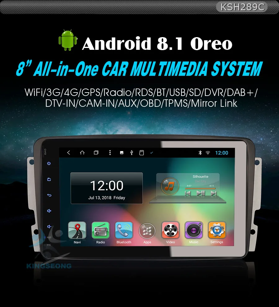 Best Android 8.0 Autoradio Car Multimedia Player for Mercedes Mercedes Klasse C/G/CLK W203 W209 Viano Vito DAB+ SatNav WiFi 4G GPS 0 Best Android 8.0 Autoradio Car Multimedia Player for Mercedes Mercedes Klasse C/G/CLK W203 W209 Viano Vito DAB+ SatNav WiFi 4G GPS 0