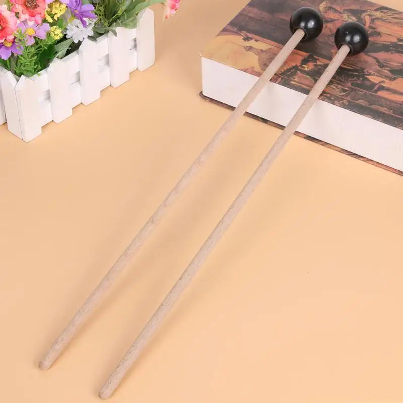 Профессиональный ксилофон Marimba Mallets клен печать с деревянной ручкой Mallets