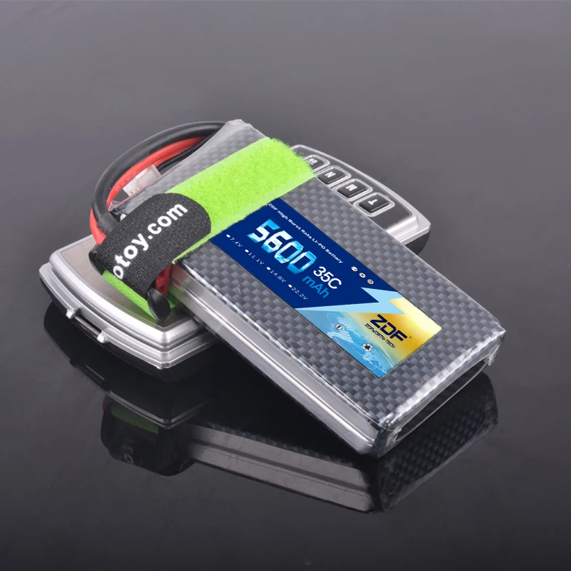 

ZDF High Quality RC Lipo Battery 2S 7.4V 5600mah 35C 70C AKKU For Airplane Helicopter Quadcopter