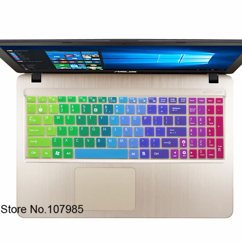 15 6 дюймовый силиконовый защитный чехол для клавиатуры Asus VivoBook Max F541 F541SA F541SC F541UA