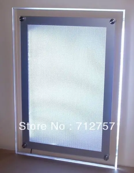 Светодиодной подсветкой рамка доска slim light box меню