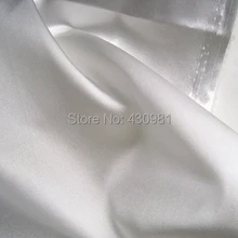 Лайкра атласная ткань натуральный белый свадебное платье материал стрейч эластичный атлас спандекс текстиль tissu метр