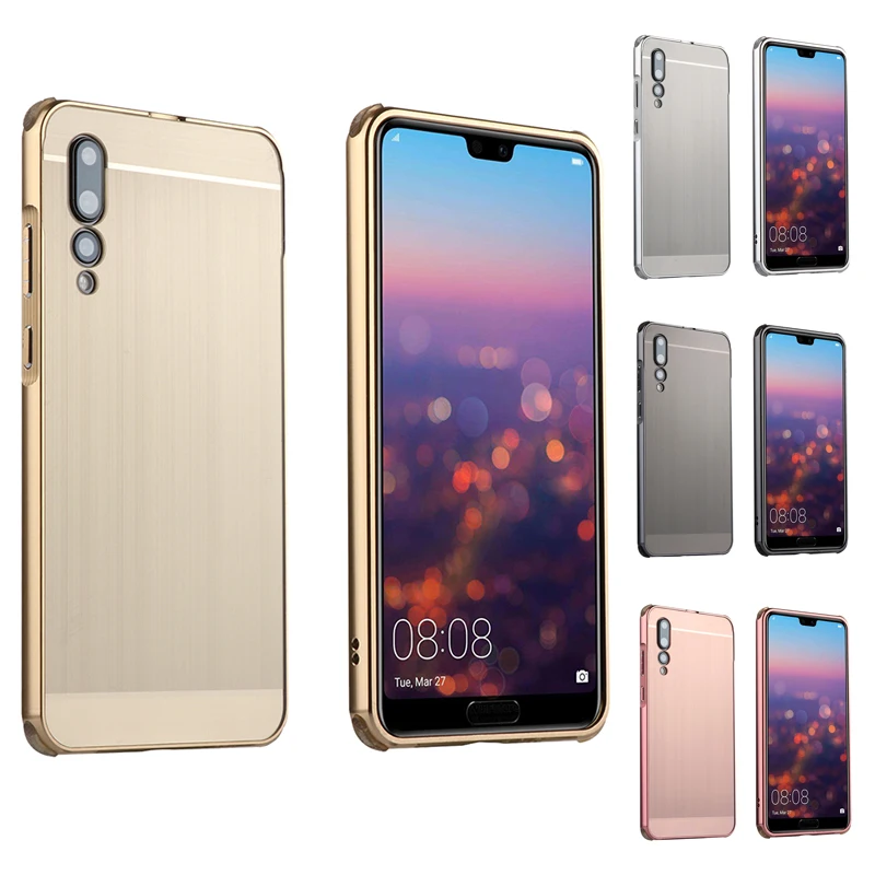 For Huawei P20 Pro Case Brushed mirror Back Cover Case for
