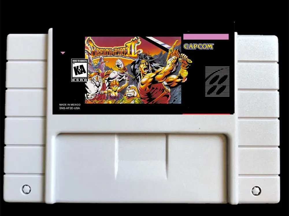 Карта для видеоигр Breath of Fire II USA-NTSC версии 46 pins версия NTSC Для ретро видеоигр! |