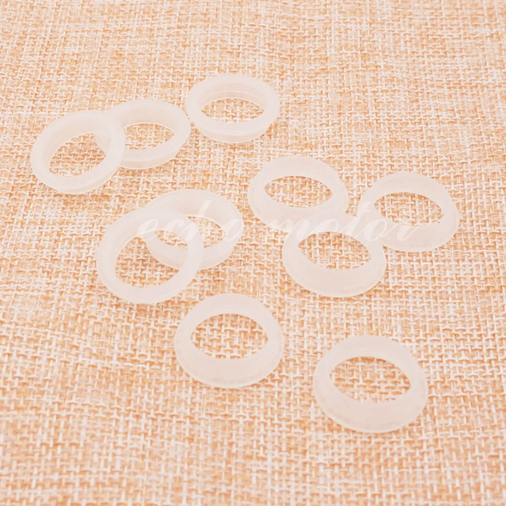 5pcs White PDC Rubber Ring For GM Chrysler Peugeot BMW Buick Parking Sensor Bumper Object Sensor 9663821577 9196705 25961317 etc