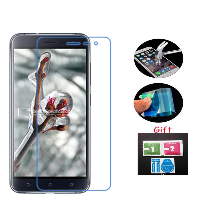 

3X For ASUS Zenfone 3 ZE552KL Glass Screen Protector Nano TPU Premium Tempered Explosion proof Clear protection film Guard Cover