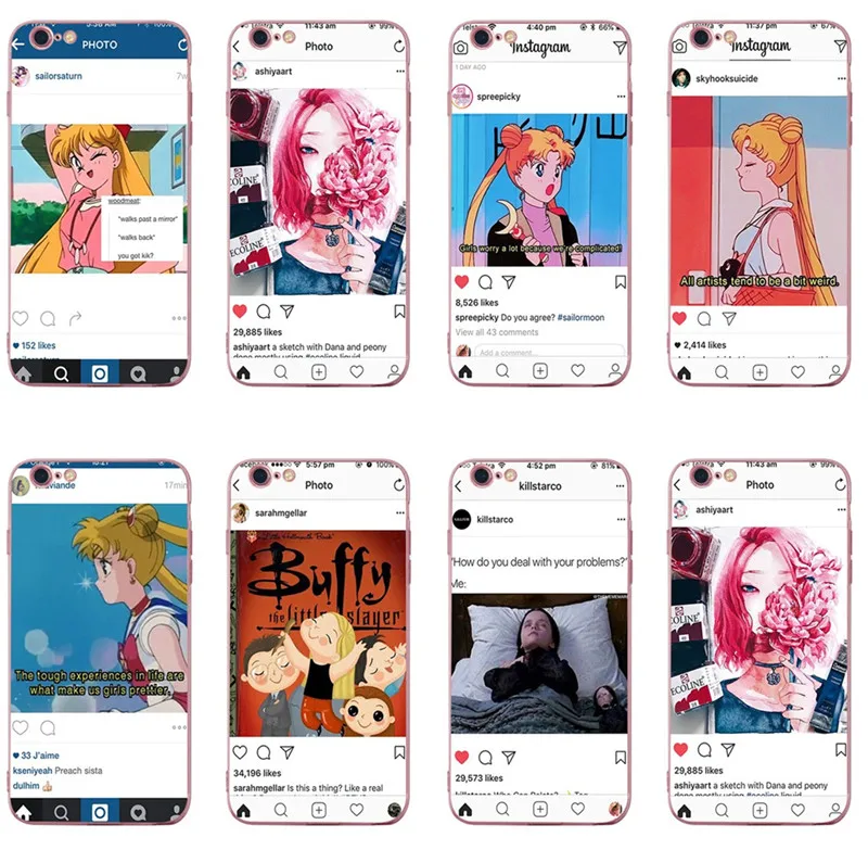 Japen Cartoon Newest Instagram popular anime Sailor Moon