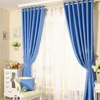

Hoomall Modern Blackout Curtains for Window Treatment Blinds Finished Drapes Window Blackout Curtains for Living Room
