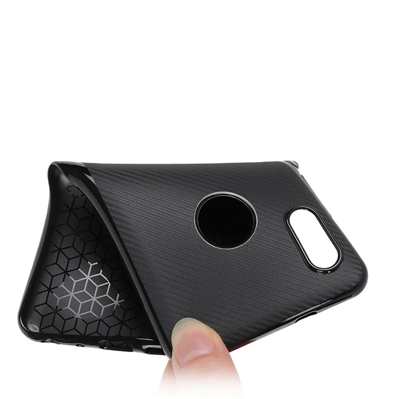 carbon fiber silicone case xiaomi redmi note 5 pro (4)
