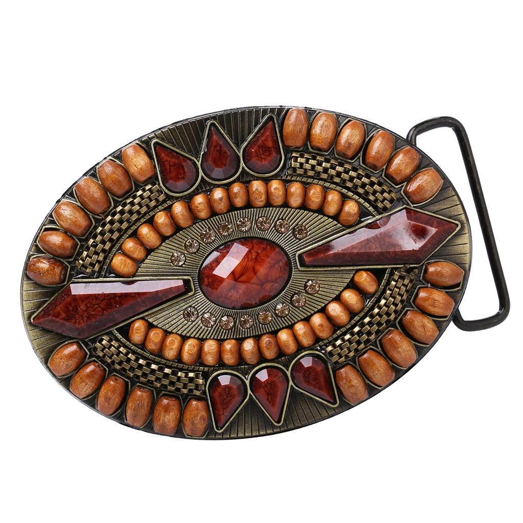 Retro Vintage Western Bohemian Boho Zinc Alloy Mens Belt Buckle Novelty Gift for belt width 3.6-3.9cm