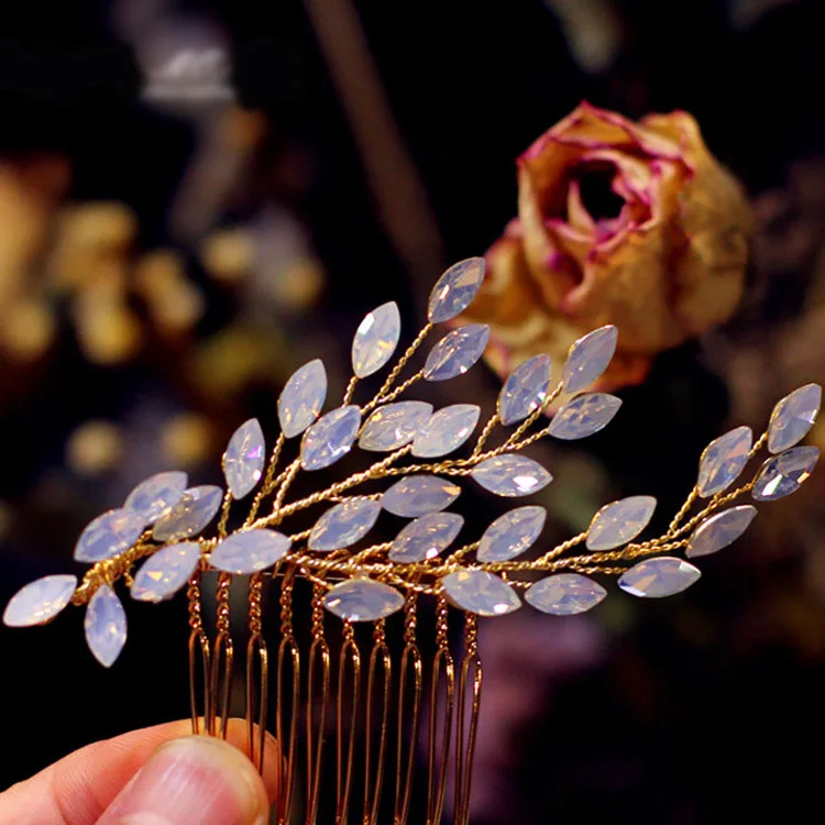 YS804 bridal hair comb (7)
