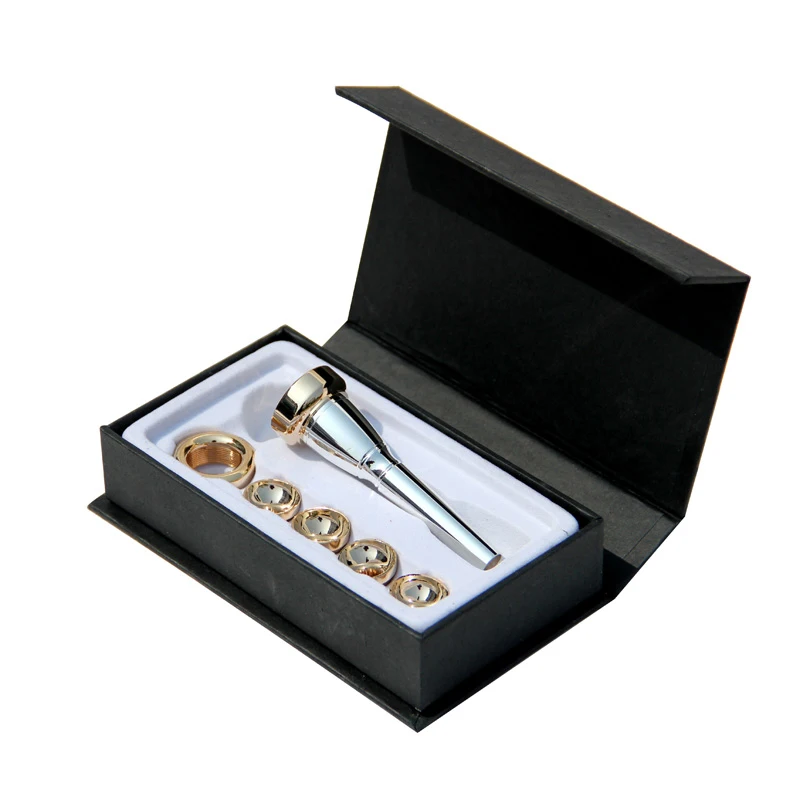 

Trumpet Mouthpiece Trompete Set Size 2c 3c 2b 3b Silver Plated in Stock