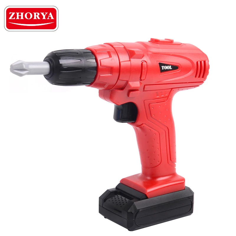 

Zhorya Pretend Play Simulation Toys Rotating Drill Maintenance Tool Kids Drill Electric Power Tool for Kids Children