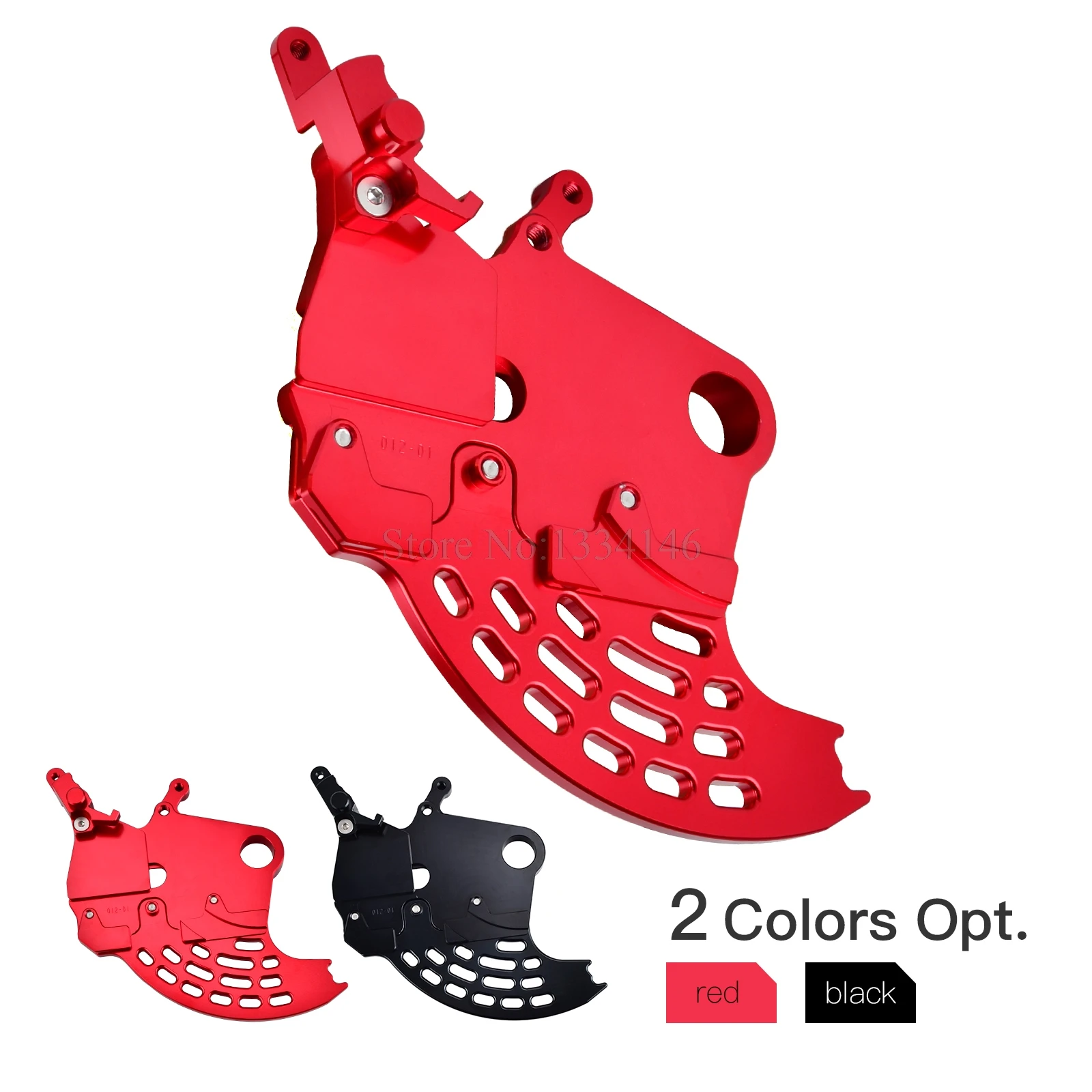 

NICECNC CNC Rear Brake Caliper Support & Brake Disc Guard For Honda CR125 CR250 CRF250R CRF250X CRF450R CRF450X 2002-2017 2018