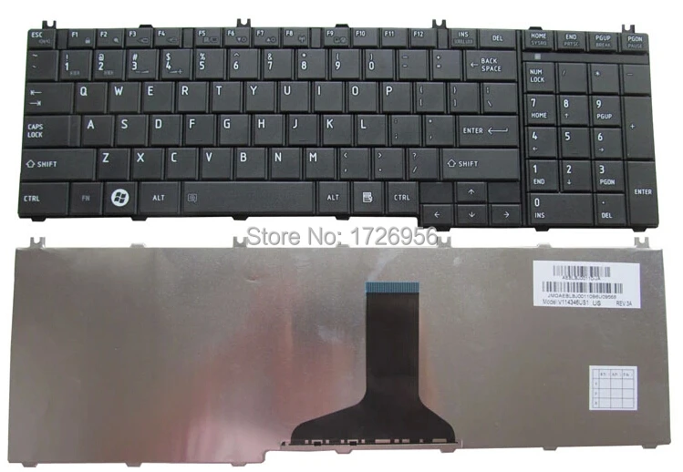 Клавиатура для ноутбука toshiba Satellite L775 L775-109 L775-10J L775-111 L775-119 L775-11E L775-11U L775-125 L775-127 L775-12H