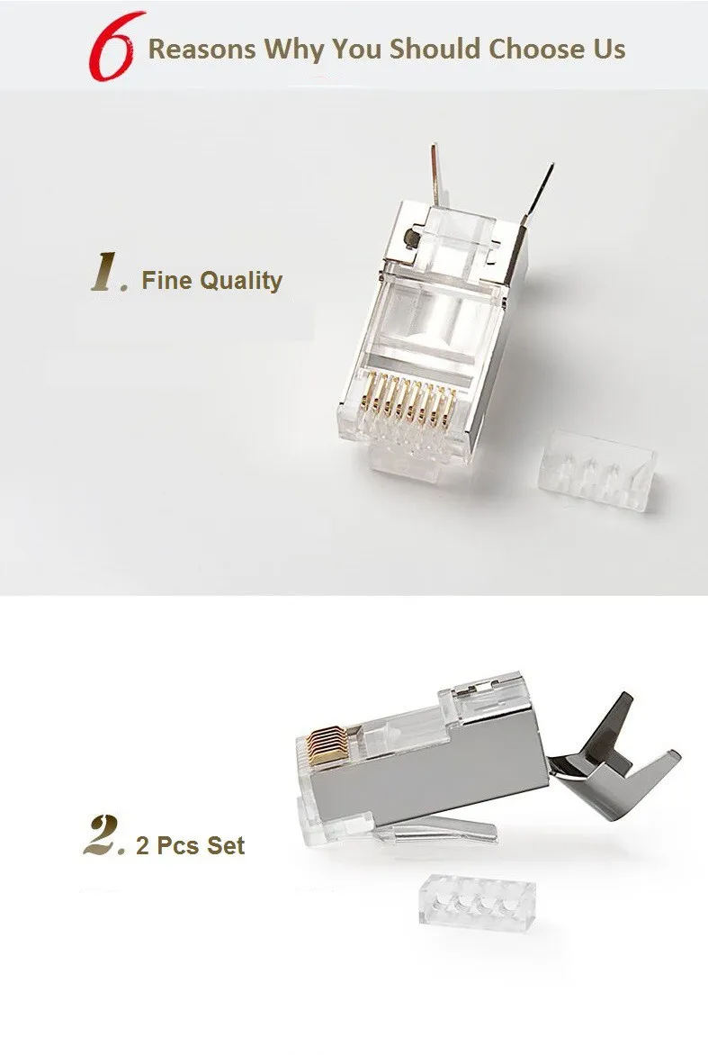 Cat7 FTP Modular Plug -B1