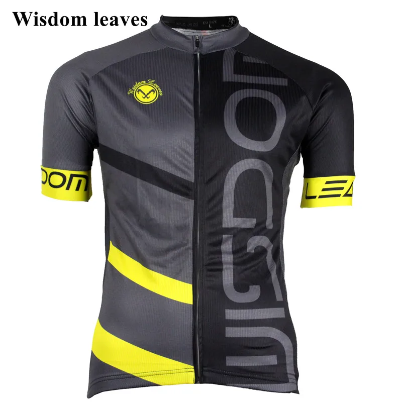 

Wisdom Leaves 2017 Men cycling jersey t-shirt roupa Women bike maillot ciclismo equipos Team cycling clothing camisa ciclismo