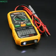 Бесконтактный Мини Цифровой Мультиметр DC AC Напряжение Ток Тестер HYELEC MS8232 Амперметр Multitester