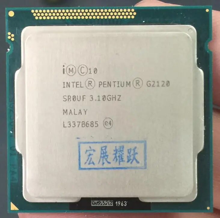 Процессор Intel Pentium G2120 (3 м Кэш, 3,10 ГГц) Процессор LGA 1155 100% работает должным образом настольный процессор кабельный адаптор Процессор