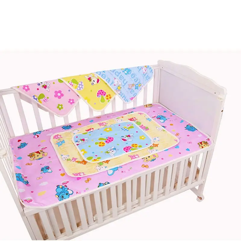 

1piece Waterproof Changing Diaper Pad Cotton Washable Baby Infant Urine Mat Nappy Bedding Cushion