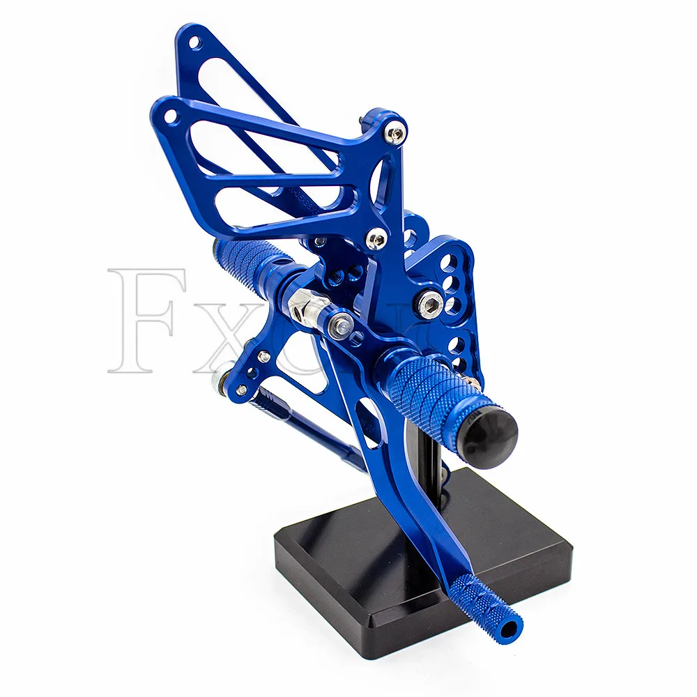 CNC Алюминиевые мотоциклетные подножки для ног педали Rearset задний набор Suzuki GSXR1000