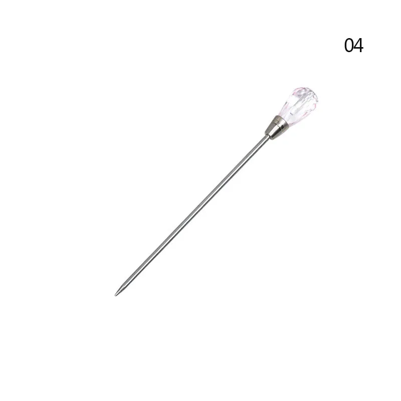 Needle Light pink Пигмент УФ смолы DIY ремесла ювелирных изделий инструменты пудра ложка перемешивание бар пузырь иглы m99 - Цвет: Needle Light pink