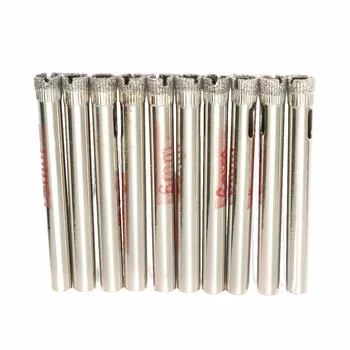 

XNEMON 10Pcs Diamond Holesaw 6mm Tile Glass Slate Porcelain Marble Drill Bits Power Tool Diamond Coated
