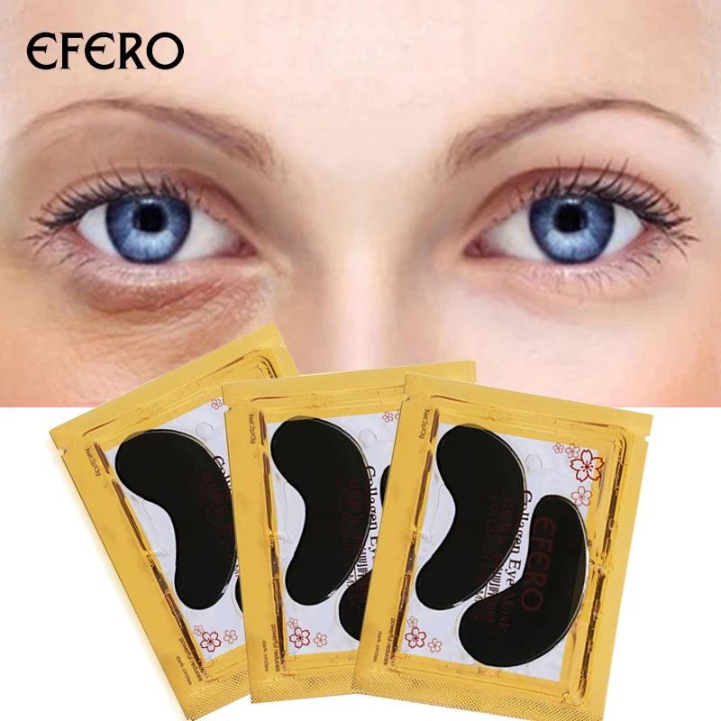 

efero Eye Mask Collagen Eye Patches for the Eyes Bags Removal Dark Circles Anti-Aging Sheet Mask Eye Care Face Mask 8pair=16pcs