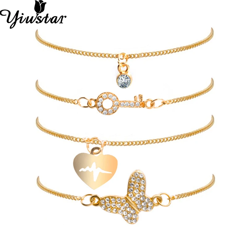 Download Aliexpress.com : Buy Yiustar Women Bracelets Multi layer ...