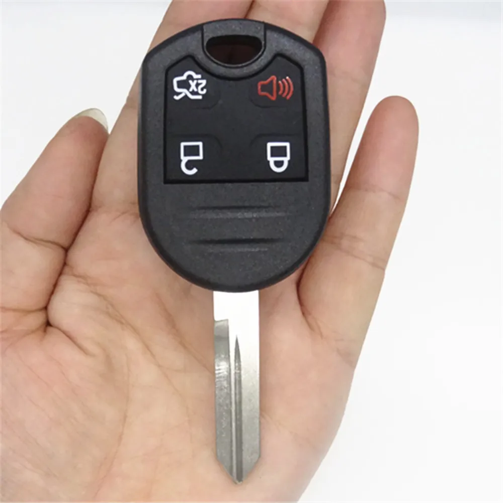 

AUTEWODE 4 buttons new Remote key shell case fits for Ford remote key 433MHZ with remote NO CHIP 1pc programmer fob blank 1pc