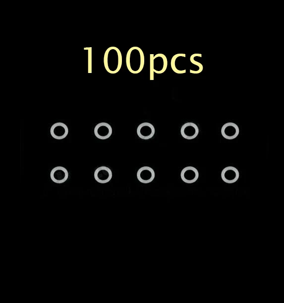 

100PCS Motor Rotor Washer Mini Resistant Gasket Shim Spacers Spare Part for 1/32 Scale Tamiya Mini 4WD Racing Car Model