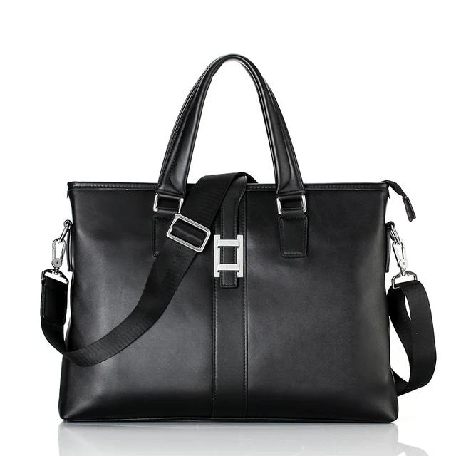 New collection fashion men brand bag leather, men luxury business bags