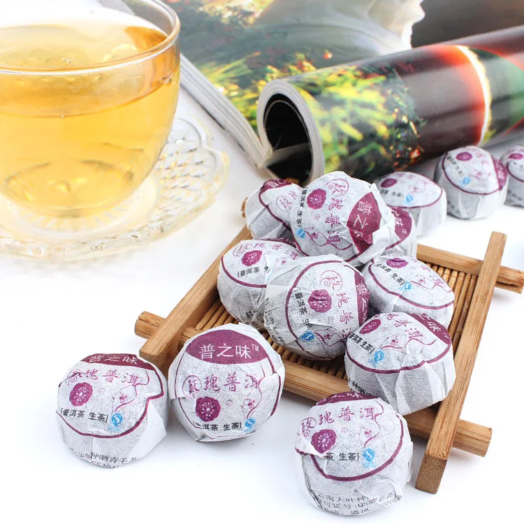 

Mini tuo tea PU er tea health tea rose tea beauty